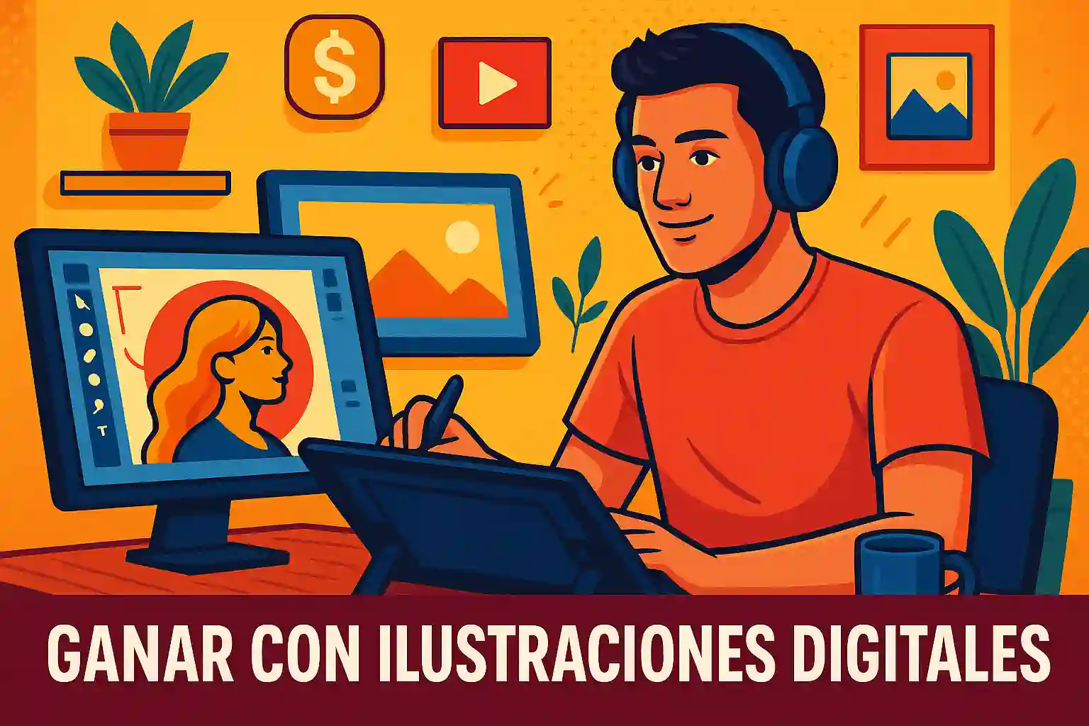 Ganar Con Ilustraciones Digitales