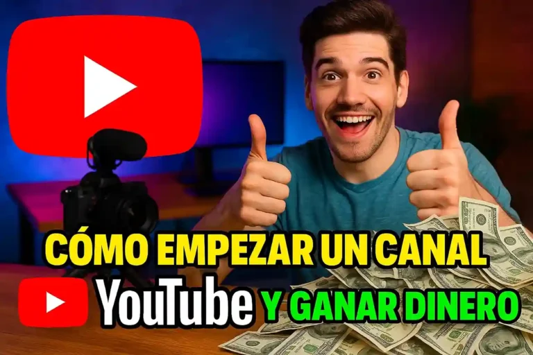 Cómo Empezar un Canal de YouTube y Ganar Dinero