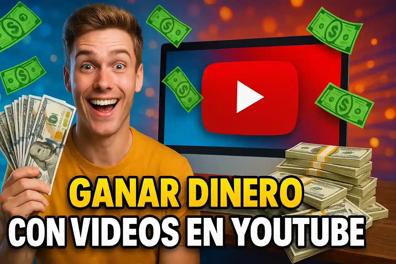 Ganar Dinero con Videos en YouTube: monetiza contenido