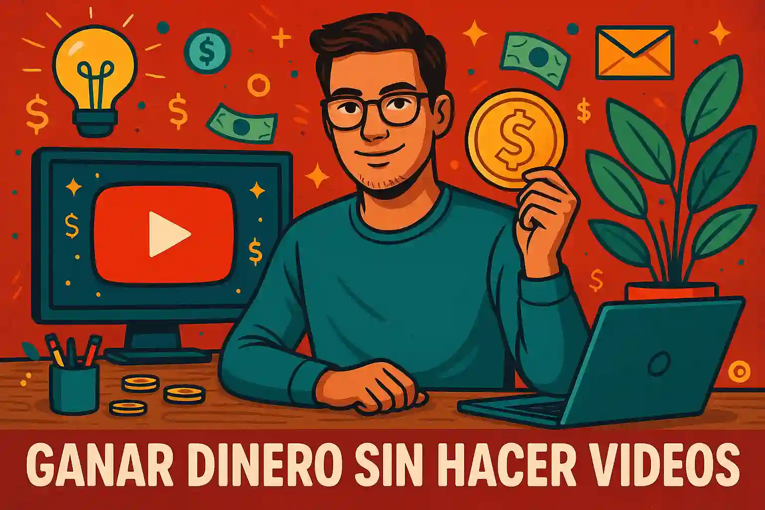 Ganar Dinero con YouTube sin Hacer Videos: alternativas creativas
