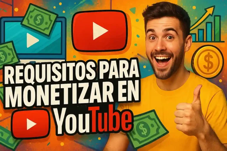 requisitos para monetizar en YouTube